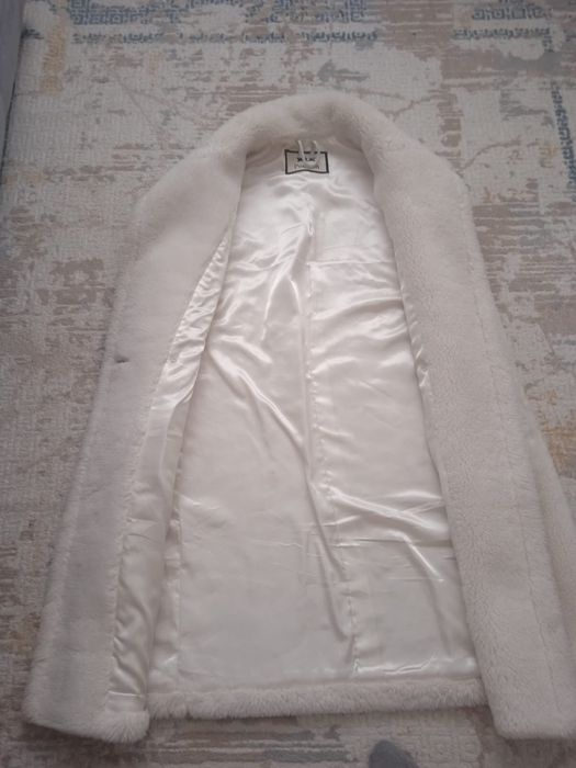 Шуба тедди без рукавов