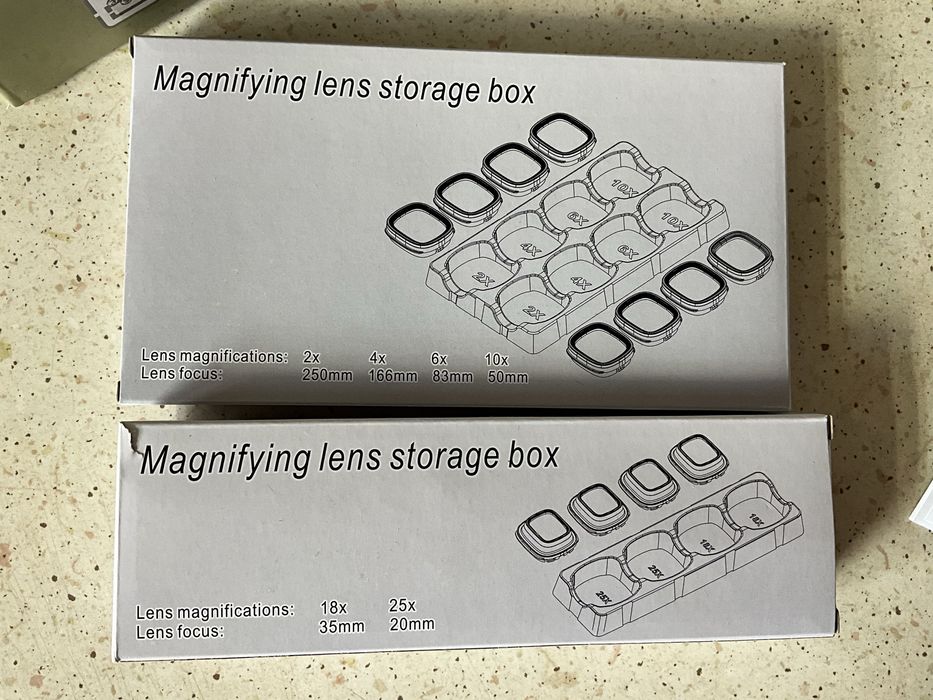 Лупа-очки. Сьемные стекла