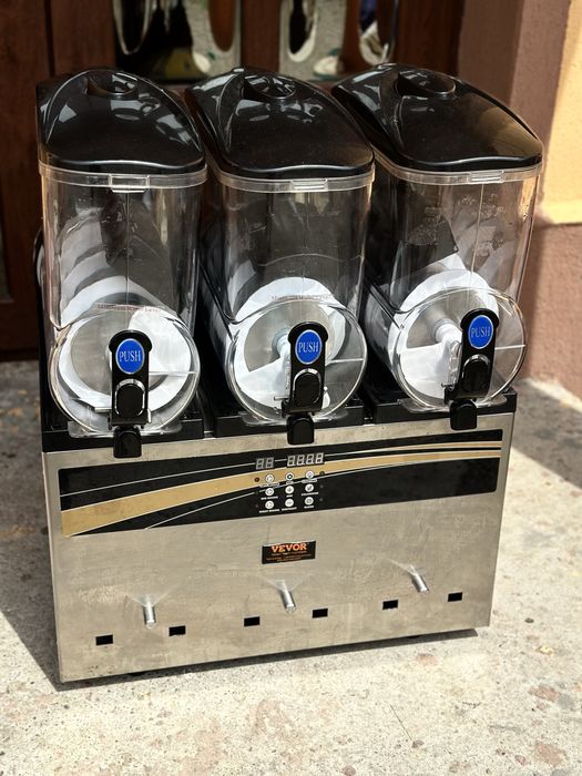Aparat granita profesional VEVOR – 3 cuve x 12 L