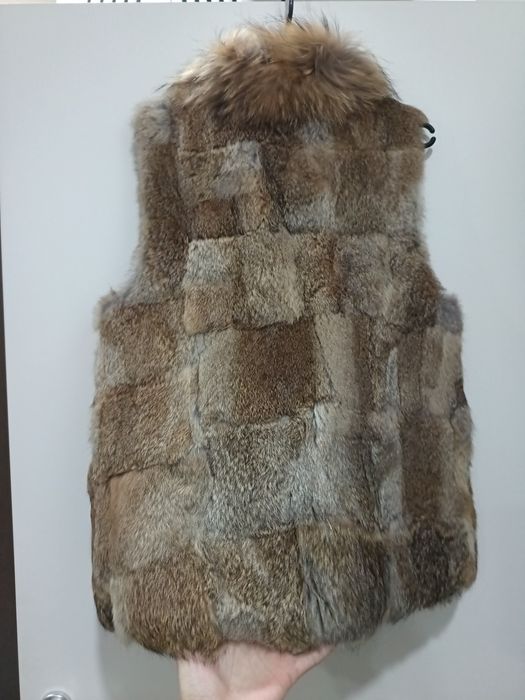 Vesta blana iepure cu guler blana Raton Sfera