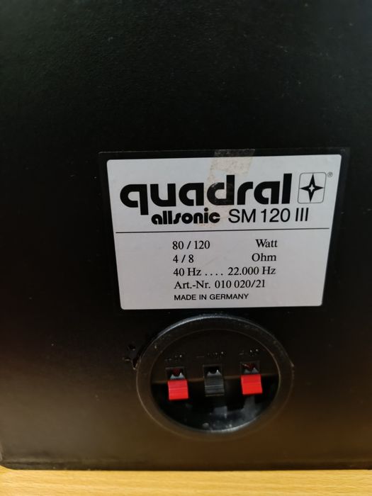 Tuner Grundig 21  și boxe Quadral SM 120