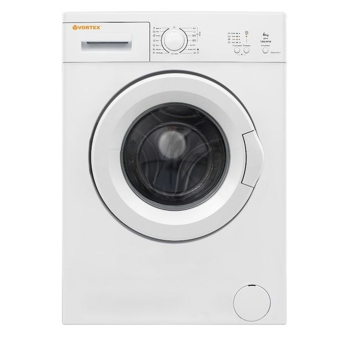 Masina de spalat rufe Vortex VMA61001V, 6 kg, 1000 RPM, 15 programe, F+ Alb folosită utilizată de câteva ori