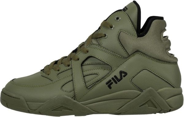 Sneakers Basketball Fila Cage Mid Burnt Olive Aproapr noi