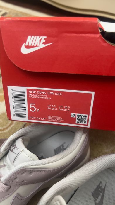 Nike dunk low. Лиловые