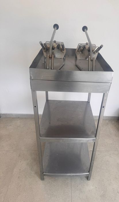 Feliator cartofi /legume+raft inox