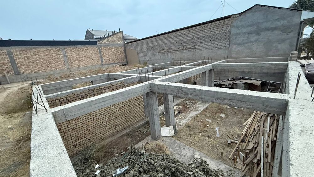 Қизғалдоқ маҳалласида ер, 5сотих + тайёр фундамент