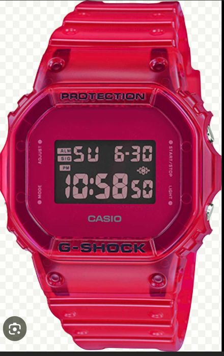 Ceas Casio g shock Classic dw 5600sB-4 THE Origin RED, Nou, Garantie 2 ani