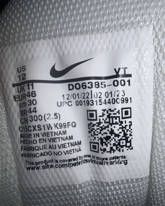 Nike Air Max Plus 3 (TN3) “White/Black”- 42, 46