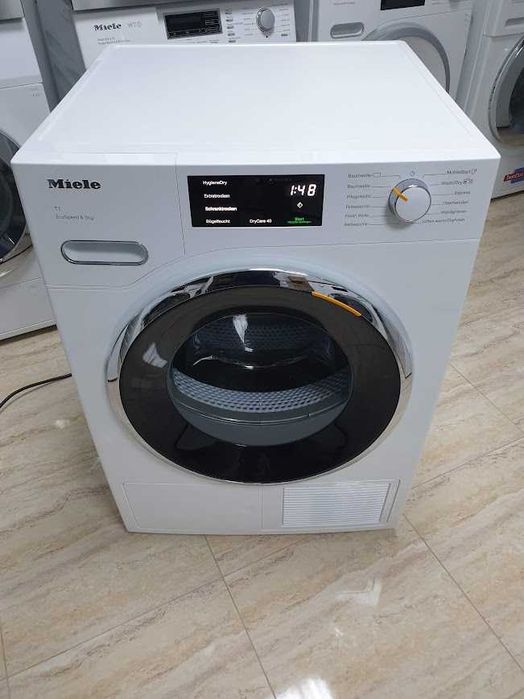 9кг Wi-Fi - Miele T1 Сушилня с Термопомпа и Аларма Миеле 12м Гаранция