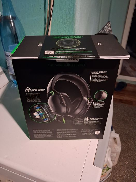 Vând casti gaming Razer Blackshark V2 X noi + cadou placa de sunet!