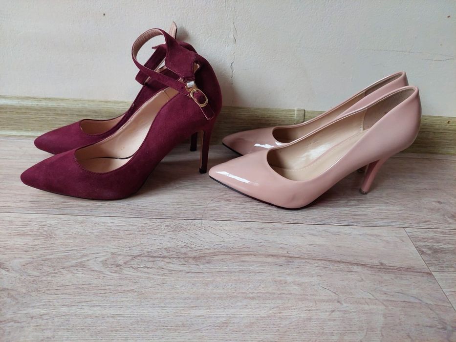 Туфли красный бардовый