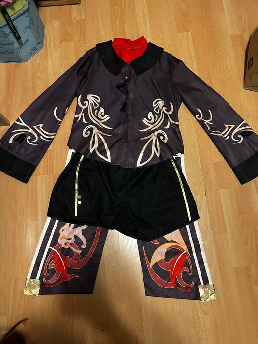 costum de cosplay Hu Tao genshin impact