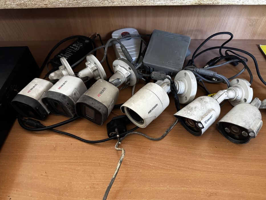 Nikvision регистратор +камеры рабочий