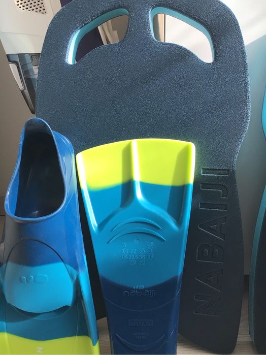 Приспособления за плуване- плавници, дъска и буй