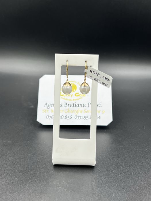 Cercei aur 14k 2.90 gr cod 25651