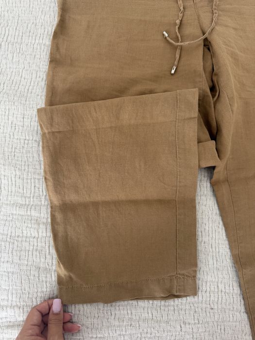 Брюки лен Massimo Dutti