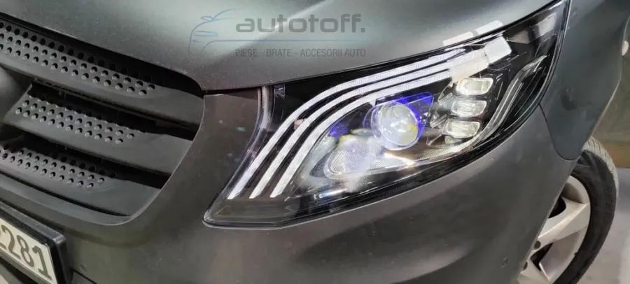 Faruri Full LED ILS compatibil cu Mercedes Vito W447 V-Class W447 (2016-2020) Negru