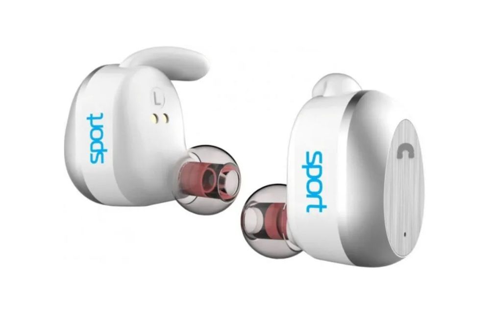 Elari Nanopods Sport White — Беспроводные наушники