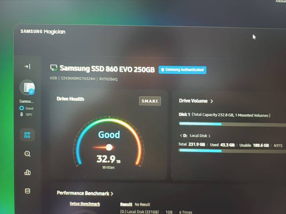 Vand Ssd Samsung 860 Evo Sata 250 gb
