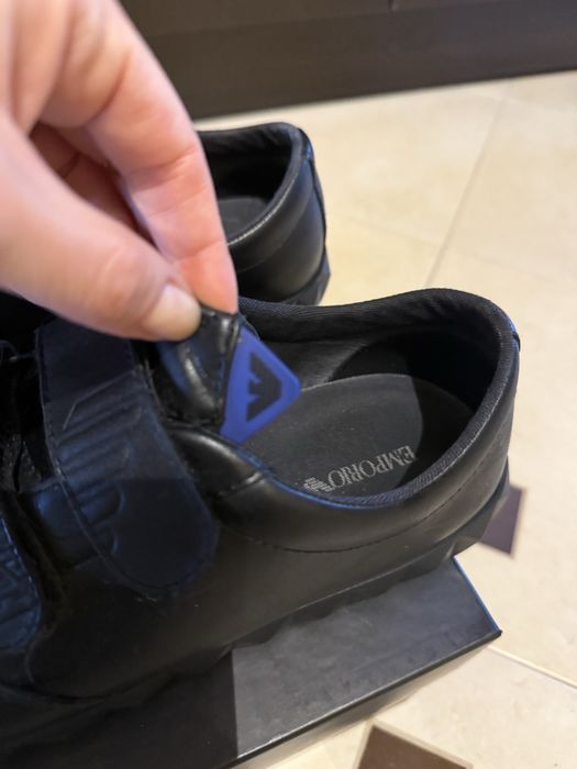 Мъжки обувки естествена кожа Emporio Armani