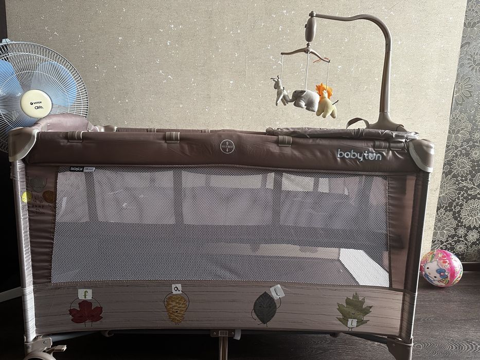 Детский манеж-кровать