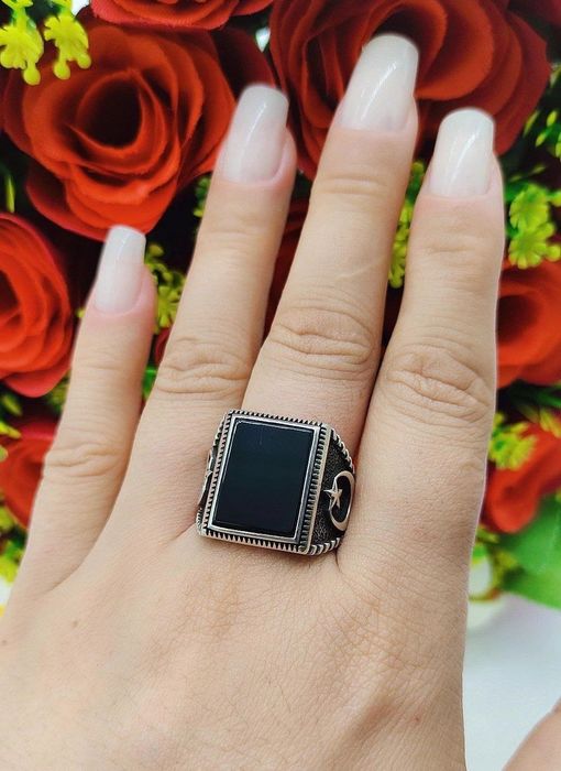 925 probali turetskiy tozza erkaklar kumush uzuklari