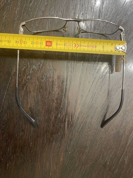 Елегантни хромирани правоъгълни рамки за очила RAY BAN