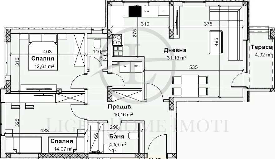 Продава се Тристаен апартамент в Пловдив, Остромила - 114 кв.м за 1294 €/кв.м - Снимка #8