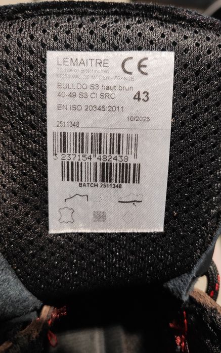 Работни обувки LEMAITRE