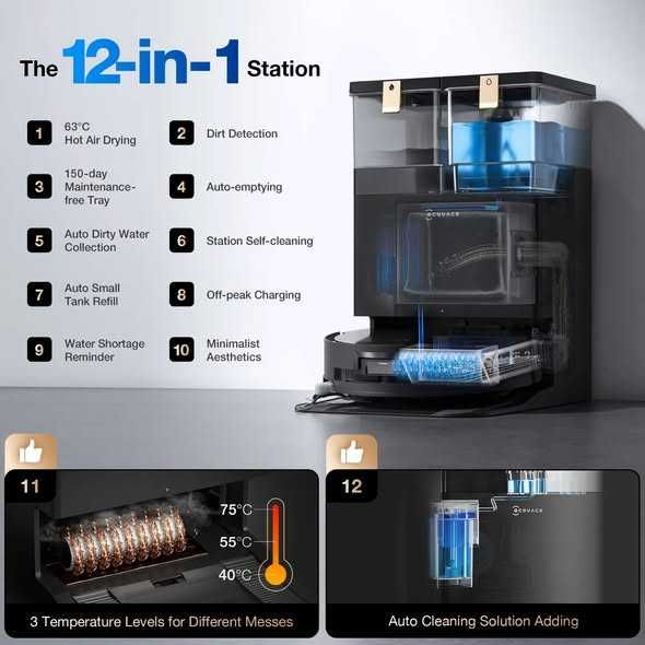 DEEBOT X8 PRO OMNI Aspirator robot