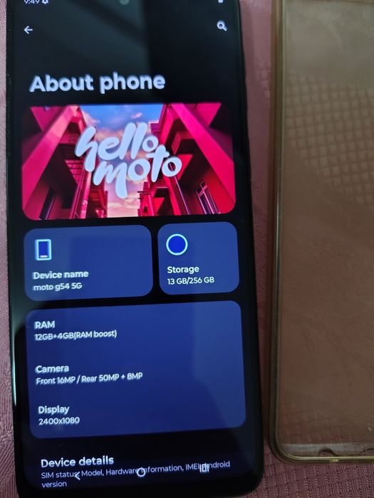 Vind telefon Motorola g54