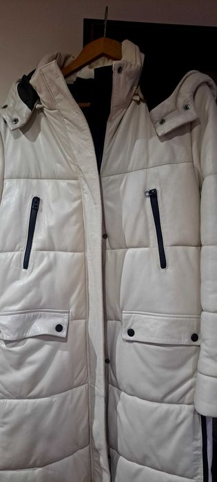 Зимно яке естествена кожа