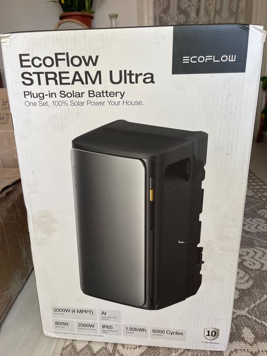 Centrala fotovoltaica ECOFLOW Stream Ultra, 1.92kWh