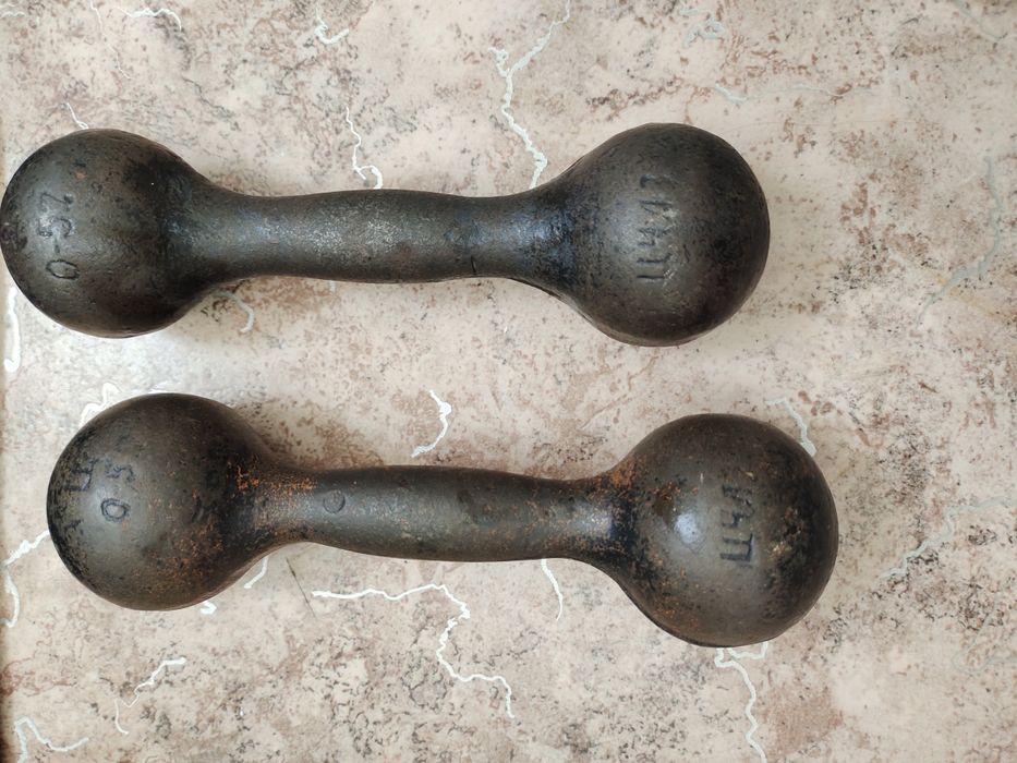 Продам советские гантели