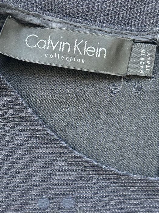 Calvin Klein спортно елегантна черна рокля и дантелена рокля С размер