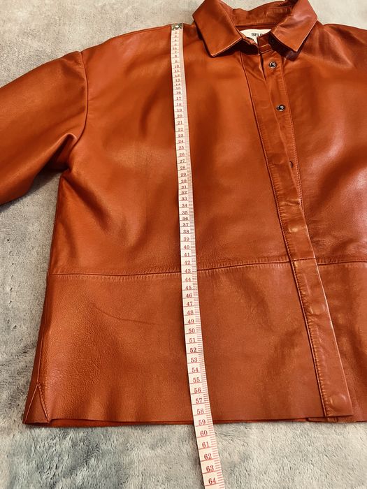 Дамска риза от естествена кожа