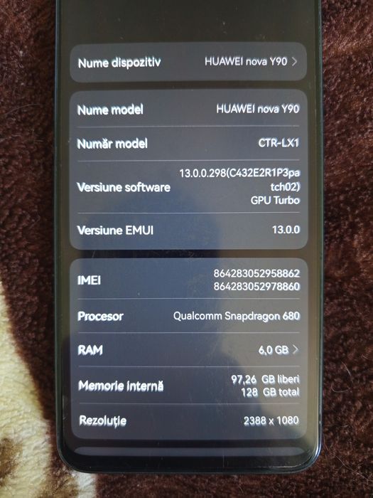 Vând/Schimb , Huawei nova  Y90