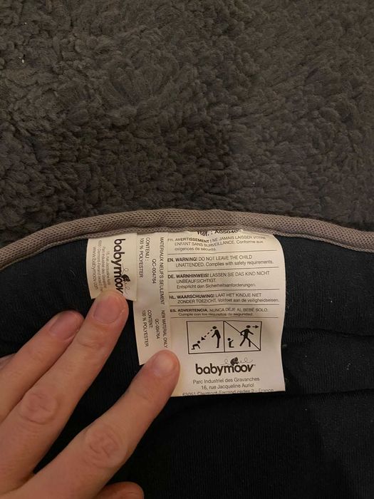 Perna anatomica suport 2 in 1 Babymoov Cosymorpho Smokey