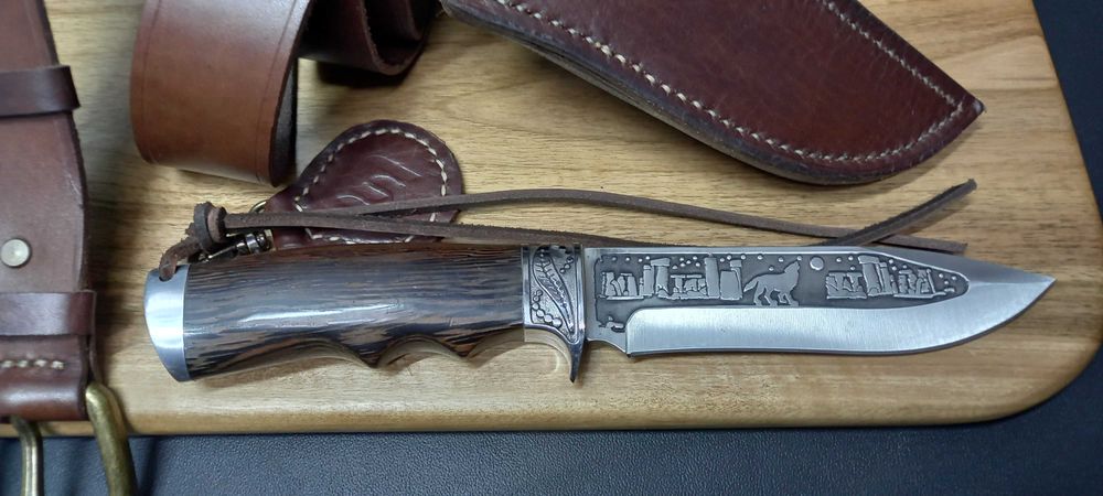 Cutit Vanatoare -  Teaca & Curea