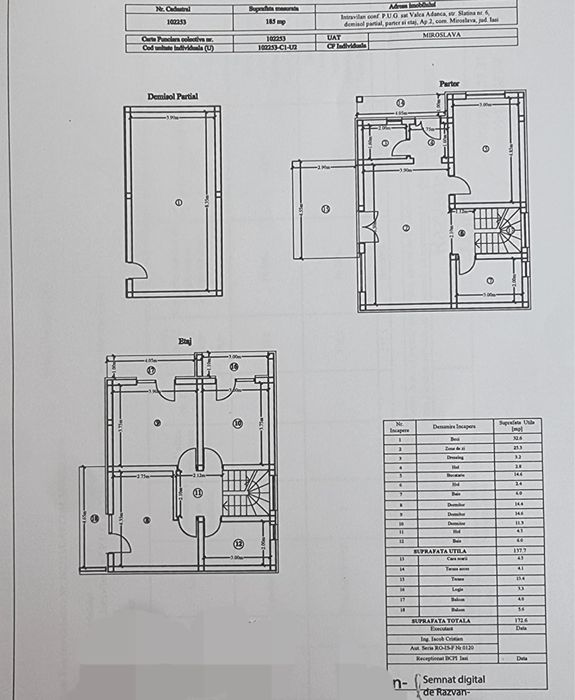 Vilă Duplex Modernă,D+P+1E, Cug -Valea Adâncă,4camere/172mp