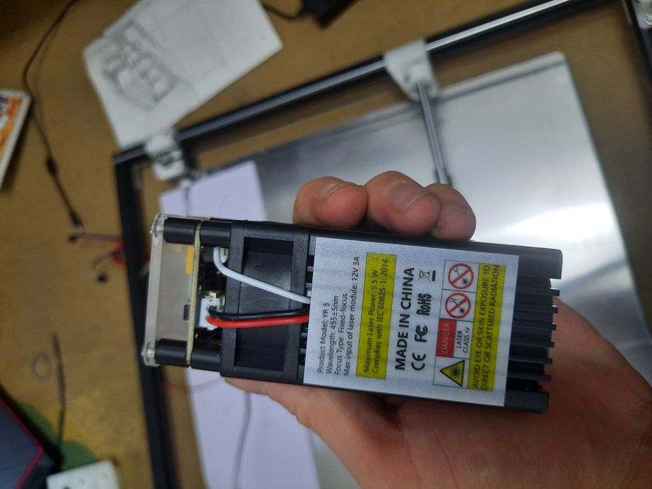 Лазерный модуль 5.5 Вт 12 В