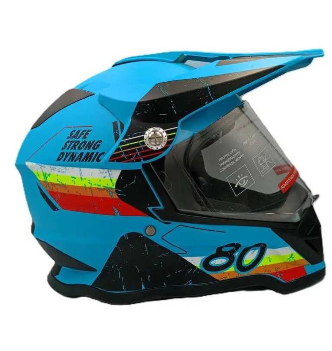 Детска каска с визьор мотокрос ендуро атв