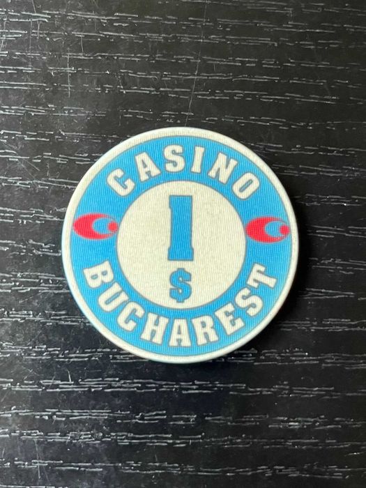 Jeton Casino Bucharest InterContinental $1 Anii '90 – Piesă Istorică de Colecție