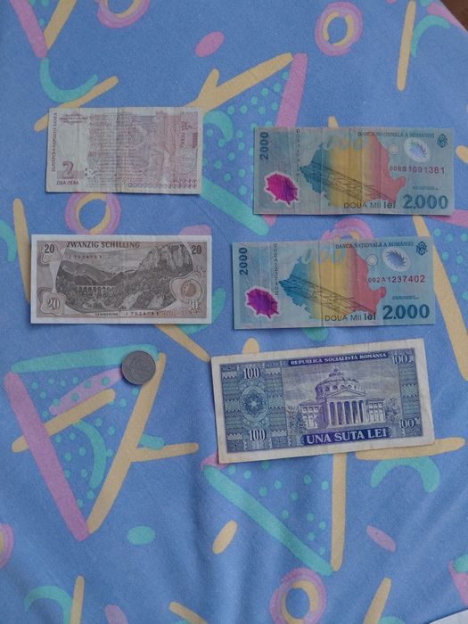 Bancnote vechi,moneda eclipsa