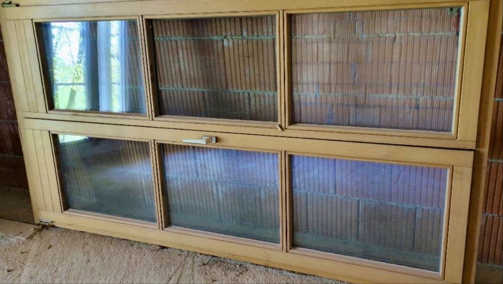 FEREASTRA LEMN TERMOPAN OBLOANE Germania  16 Buc. H 135 x L 123, H 111 x L 72, H 239 x L 123 Garantie