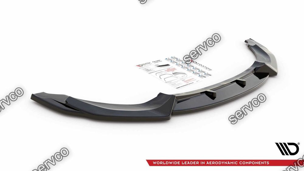 Prelungire splitter bara fata Bmw Seria M4 F82 2014- v2 Maxton Design