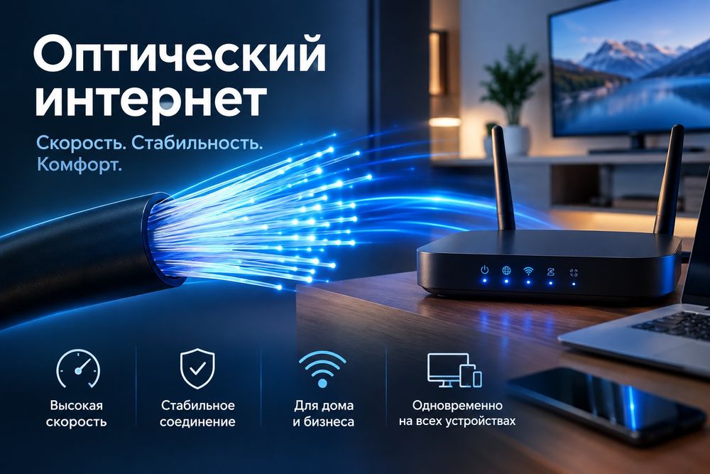 Интернет. Монтаж. Оптический кабель