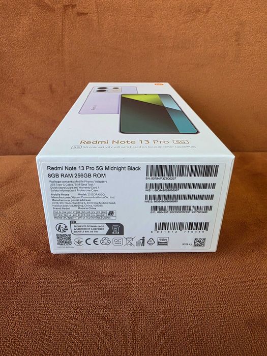 Xiomi Redmi note 13 pro 8GB RAM 256GB BLACK