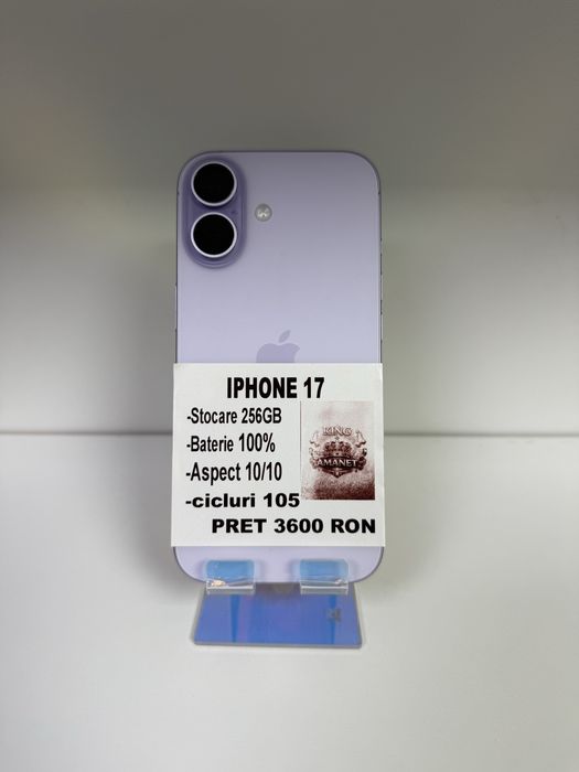 iPhone 17 256 GB lavanda King Amanet