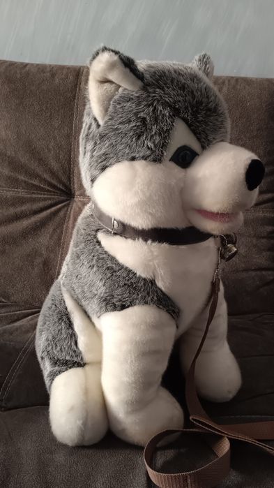 Хаски мягкая игрушка